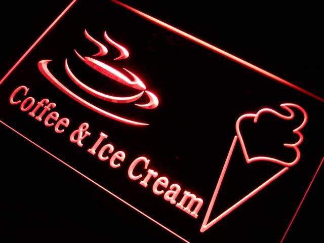Coffee Ice Cream LED Light Sign - Way Up Gifts
