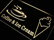 Coffee Ice Cream LED Light Sign - LED Gift Works