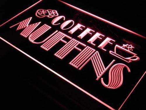 Coffee Muffins LED Light Sign - Way Up Gifts