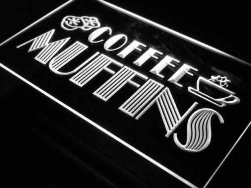 Coffee Muffins LED Light Sign - Way Up Gifts
