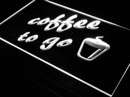 Coffee to Go LED Light Sign - LED Gift Works