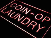 Coin Operated Laundry Laundromat LED Light Sign - LED Gift Works