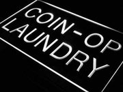 Coin Operated Laundry Laundromat LED Light Sign - LED Gift Works
