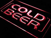 Cold Beer Store Bar LED Light Sign - LED Gift Works