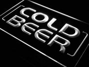 Cold Beer Store Bar LED Light Sign - LED Gift Works