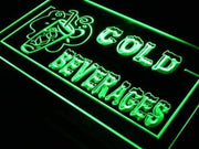 Cold Beverages LED Light Sign - LED Gift Works