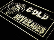 Cold Beverages LED Light Sign - LED Gift Works