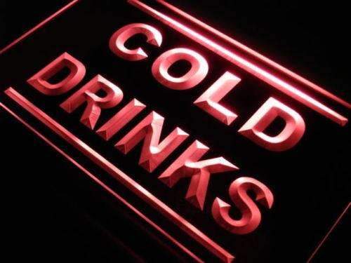 Cold Drinks LED Light Sign - LED Gift Works