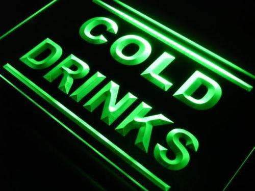 Cold Drinks LED Light Sign - Way Up Gifts