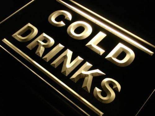 Cold Drinks LED Light Sign - LED Gift Works