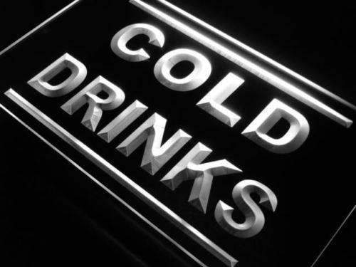 Cold Drinks LED Light Sign - LED Gift Works