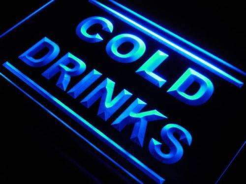 Cold Drinks LED Light Sign - Way Up Gifts