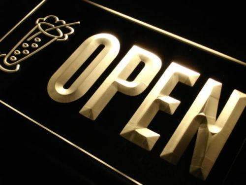 Cold Drinks Open LED Light Sign - LED Gift Works