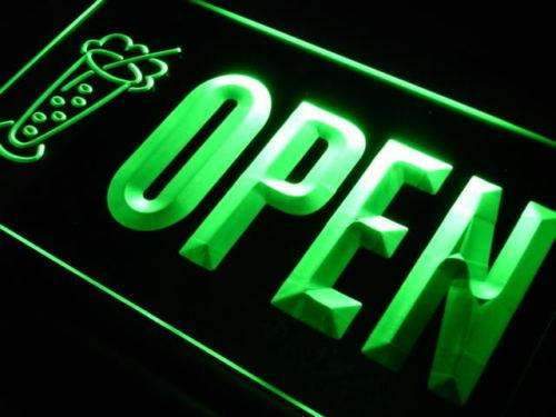Cold Drinks Open LED Light Sign - Way Up Gifts