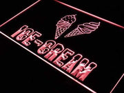 Cold Ice Cream LED Light Sign - LED Gift Works