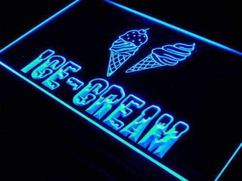 Cold Ice Cream LED Light Sign - LED Gift Works