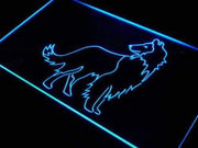 Collie Dog LED Light Sign - LED Gift Works