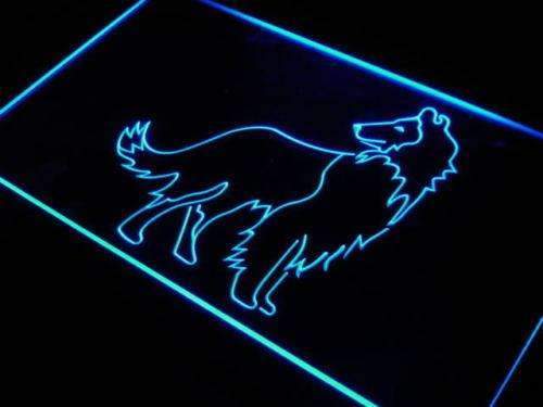 Collie Dog LED Light Sign - LED Gift Works