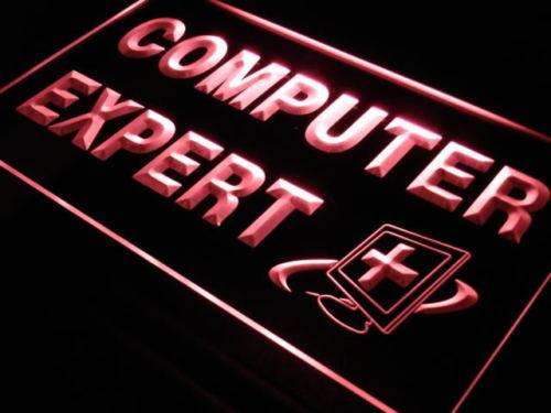 Computer Expert Repairs LED Light Sign - LED Gift Works