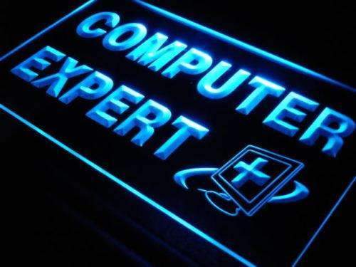 Computer Expert Repairs LED Light Sign - Way Up Gifts
