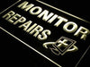 Computer Monitor Repairs LED Light Sign - Way Up Gifts
