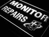 Computer Monitor Repairs LED Light Sign - Way Up Gifts