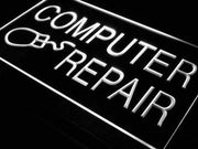 Computer Repair LED Light Sign - LED Gift Works