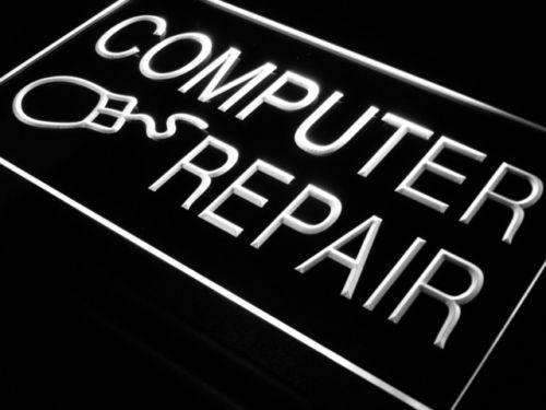 Computer Repair LED Light Sign - LED Gift Works
