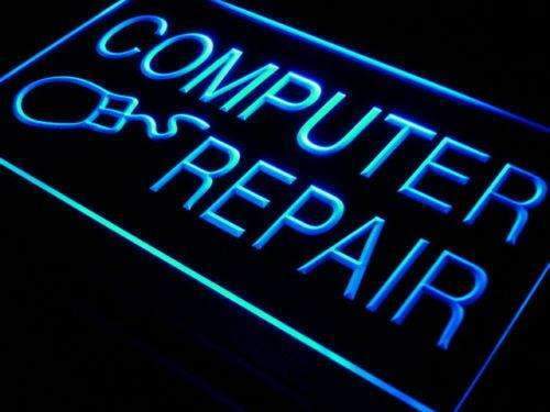 Computer Repair LED Light Sign - LED Gift Works