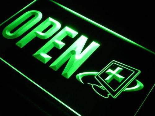 Computer Repair Open LED Light Sign - Way Up Gifts