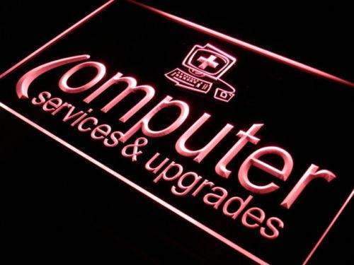 Computer Services Upgrades LED Light Sign - Way Up Gifts