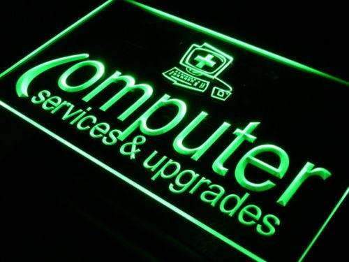Computer Services Upgrades LED Light Sign - Way Up Gifts