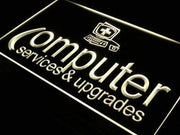 Computer Services Upgrades LED Light Sign - LED Gift Works