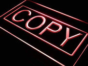 Copying Services Copy LED Light Sign - LED Gift Works
