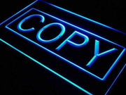 Copying Services Copy LED Light Sign - LED Gift Works