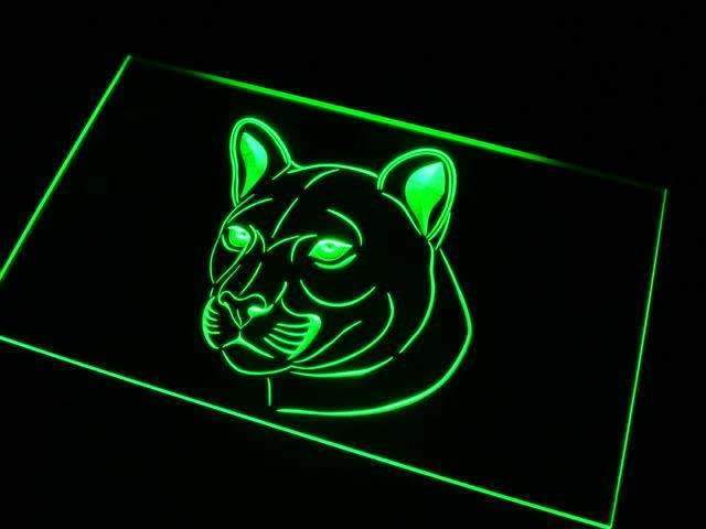 Cougar LED Light Sign - LED Gift Works