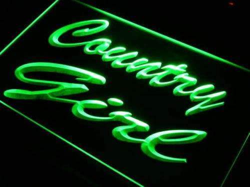 Country Girl LED Light Sign - LED Gift Works