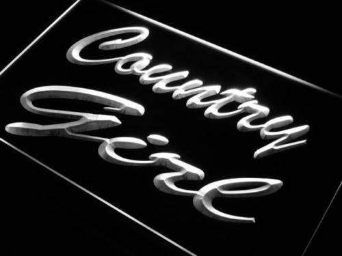 Country Girl LED Light Sign - LED Gift Works