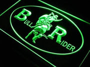 Cowboy Bull Rider LED Light Sign - LED Gift Works