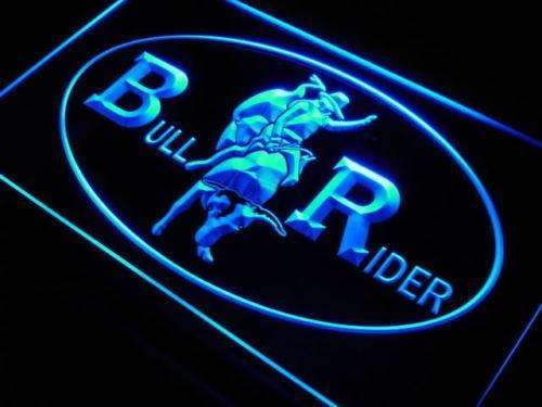 Cowboy Bull Rider LED Light Sign - LED Gift Works