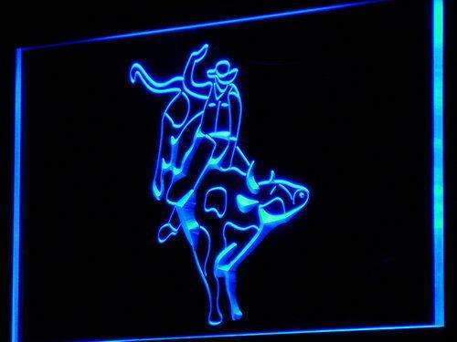 Cowboy Bull Rider LED Light Sign - Way Up Gifts