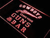 Cowboys Leave Guns Bar II LED Light Sign - Way Up Gifts