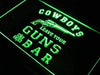 Cowboys Leave Guns Bar II LED Light Sign - Way Up Gifts