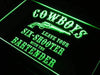 Cowboys Leave Six Shooter Bar LED Light Sign - Way Up Gifts