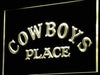 Cowboys Place LED Light Sign - Way Up Gifts