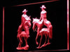 Cowboys Riding Horses LED Light Sign - Way Up Gifts
