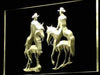 Cowboys Riding Horses LED Light Sign - Way Up Gifts