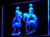 Cowboys Riding Horses LED Light Sign - Way Up Gifts