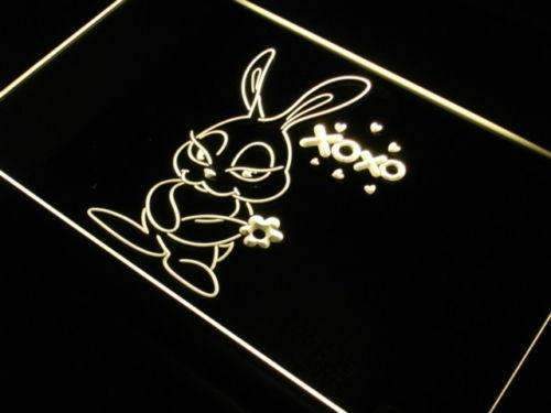 Cute Bunny Decor LED Light Sign - Way Up Gifts