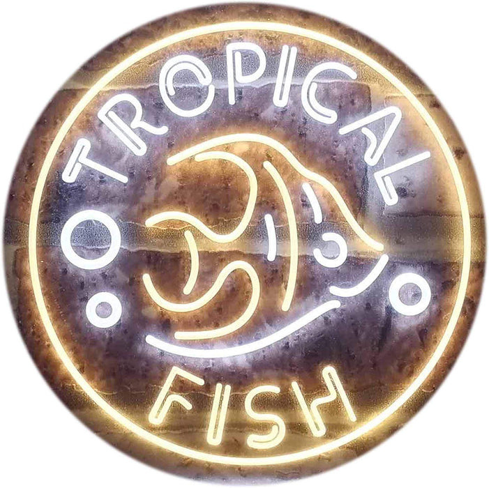 Pet Store Tropical Fish LED Light Sign - Way Up Gifts